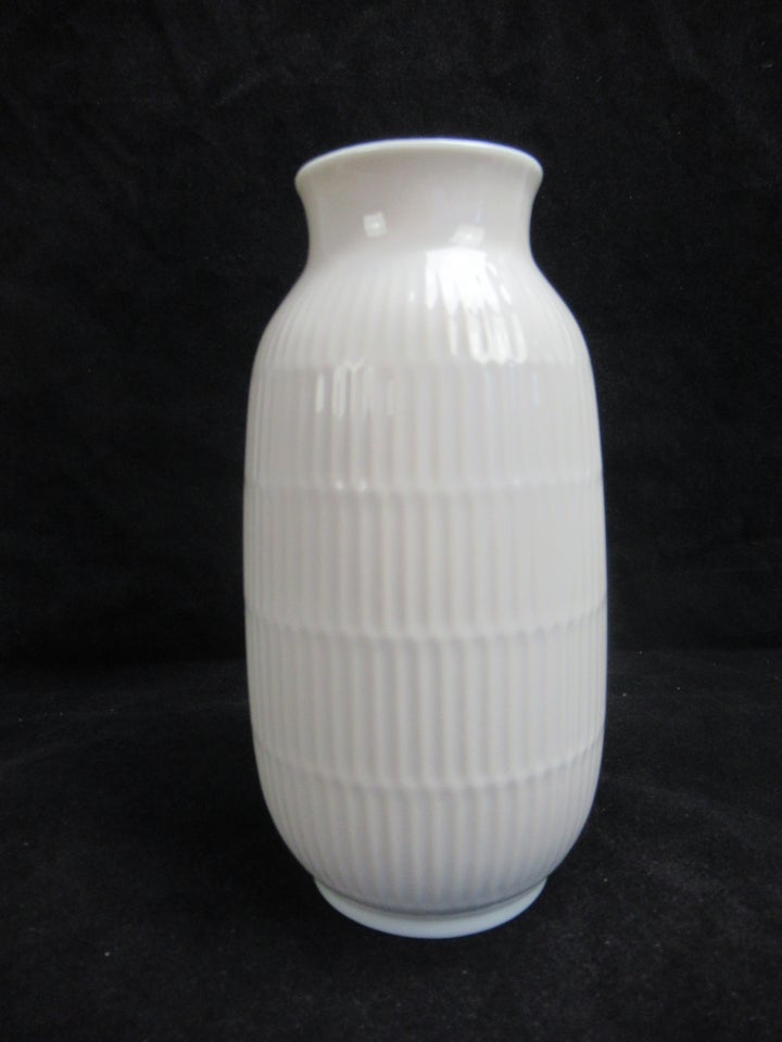 Thorkild Olsen Hvid Riflet Vase