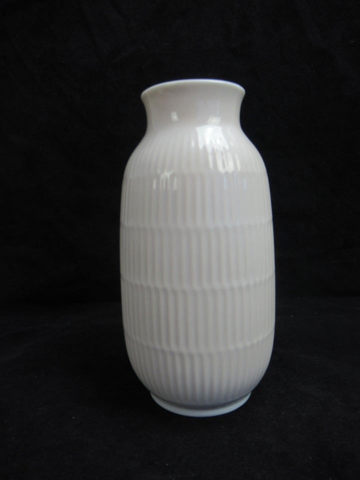 Thorkild Olsen Hvid Riflet Vase