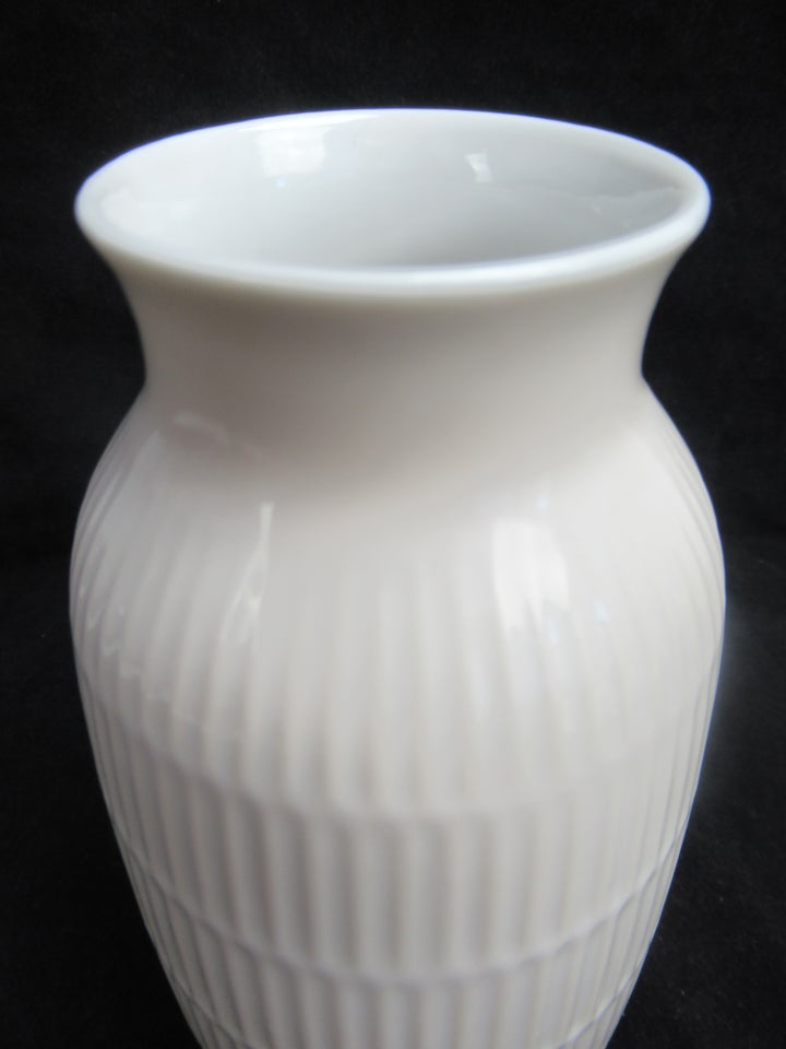 Thorkild Olsen Hvid Riflet Vase