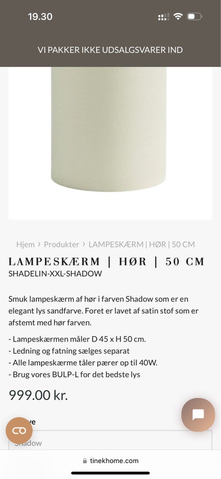 Lampeskærm Tine K Home