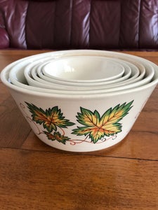 Porcelæn Retro skålesæt