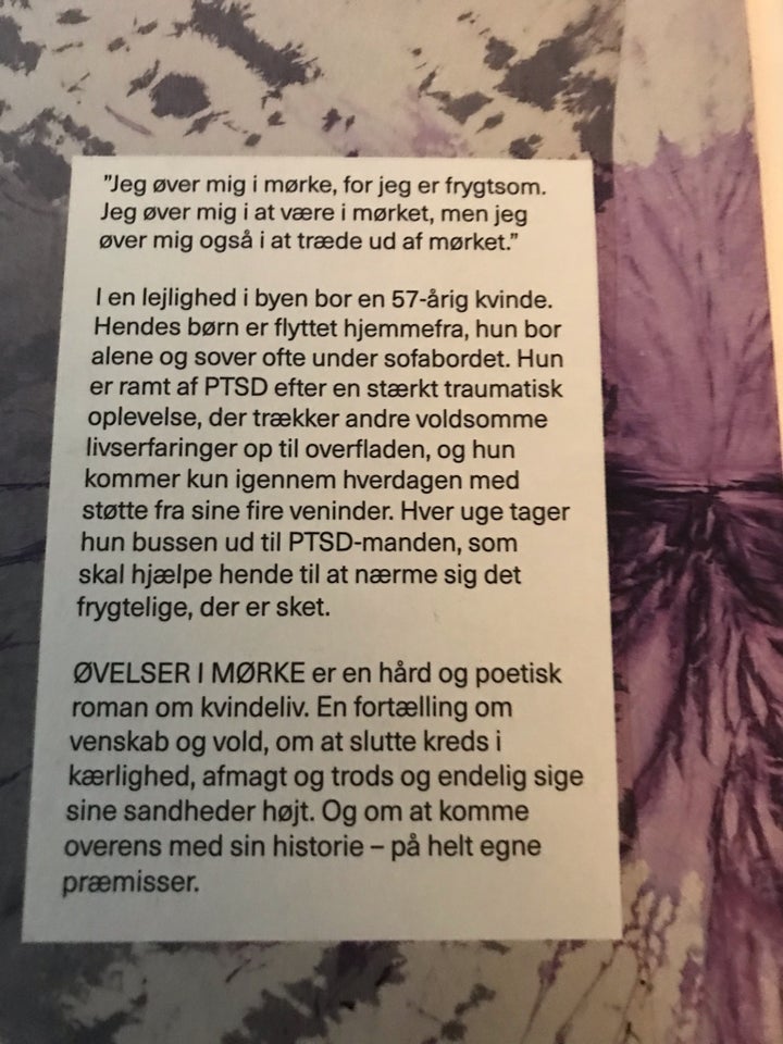 Øvelser i mørke, Naja Marie Aidt,