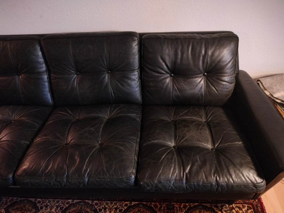 Sofa, læder, 3 pers.