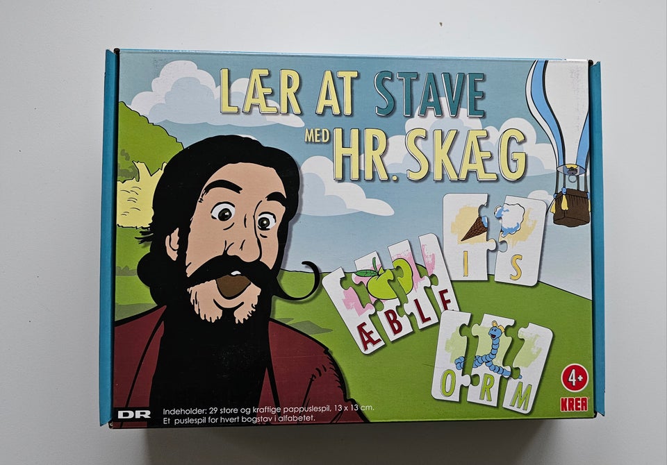 Lær at stave med Hr. Skæg,