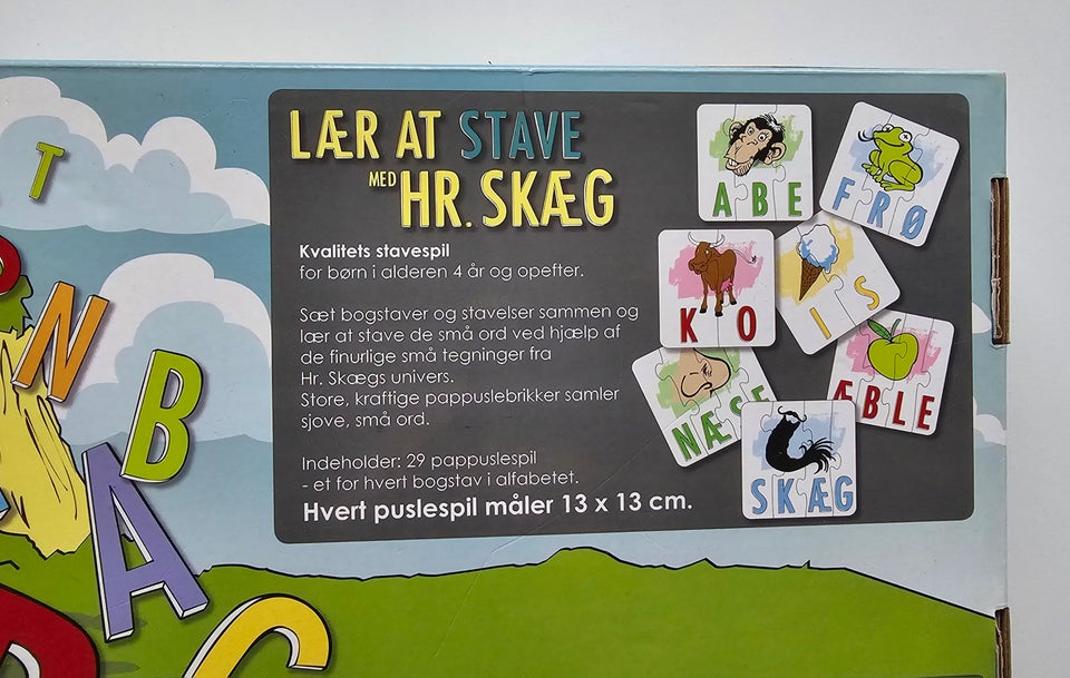 Lær at stave med Hr. Skæg,