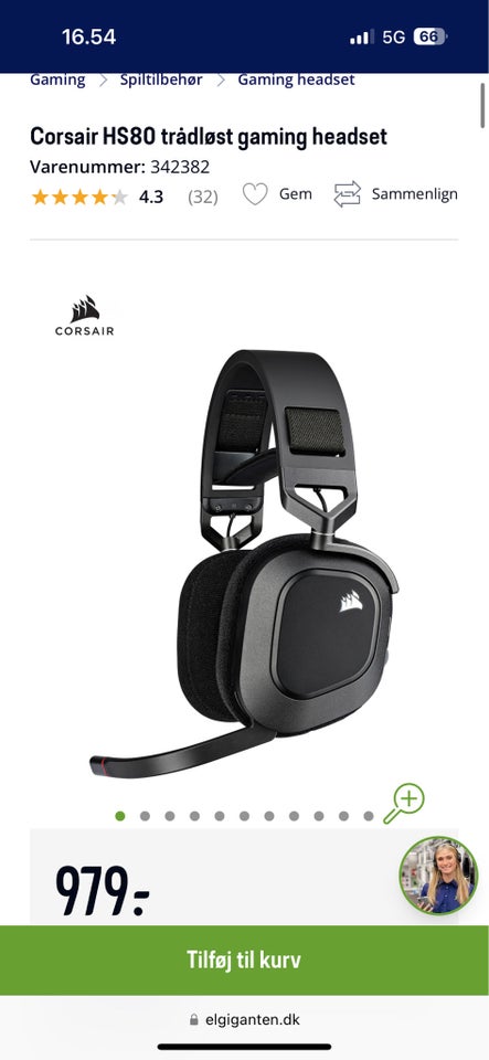 Headset, Corsair, Perfekt