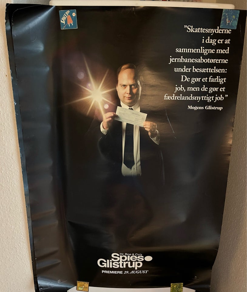 Filmplakat Spis og Glistrup  b: 62