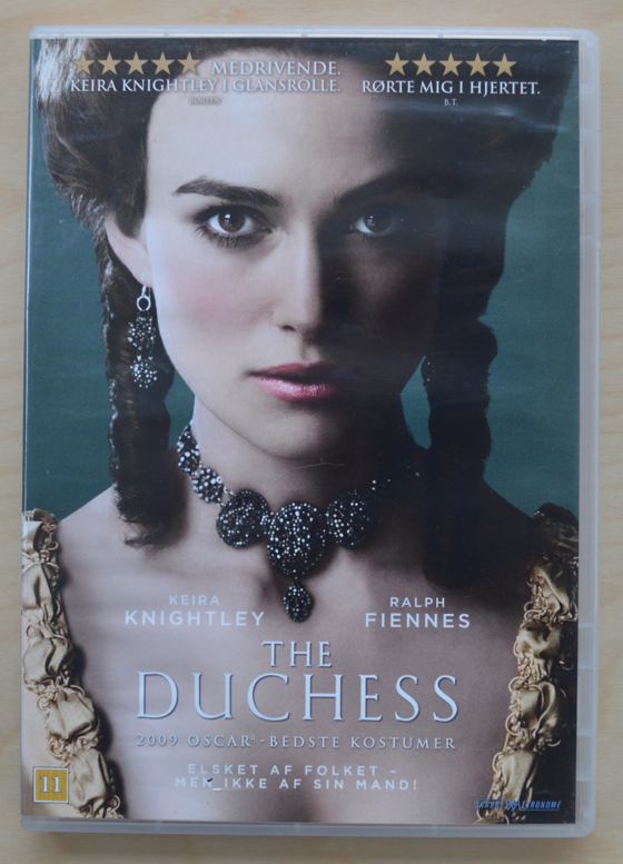 The Duchess, DVD, thriller