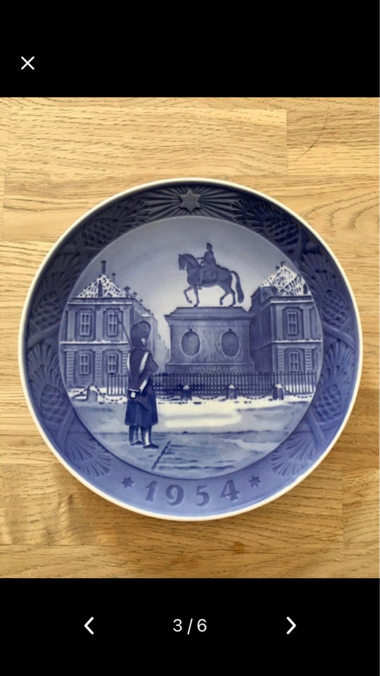 Royal Copenhagen juleplatte ,