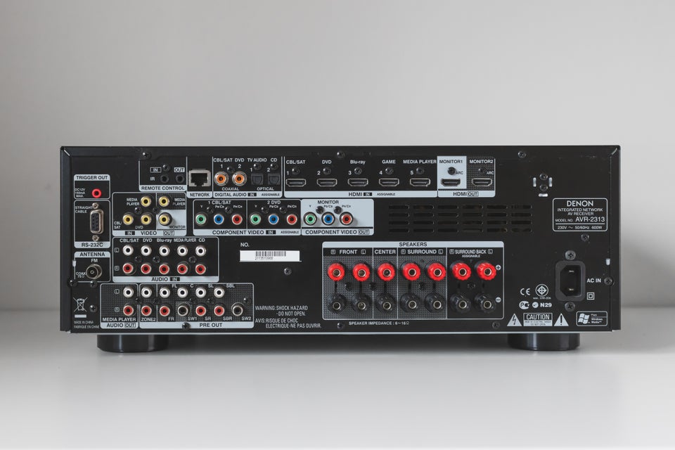 Forstærker, Denon, AVR-2313