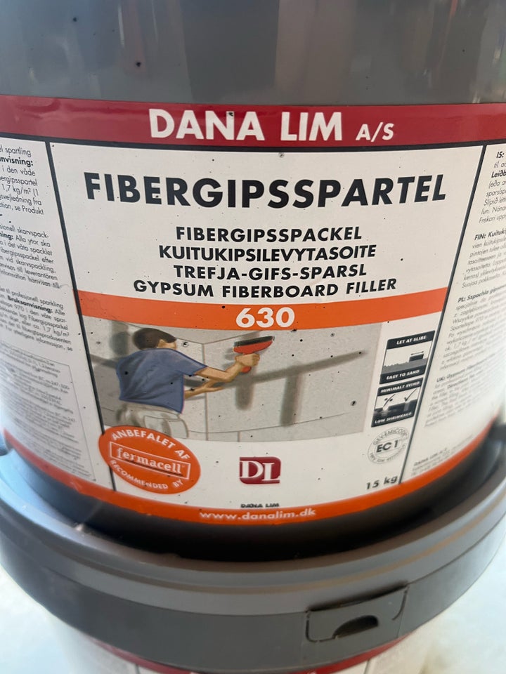 Fibergipsspartel 630 danalim