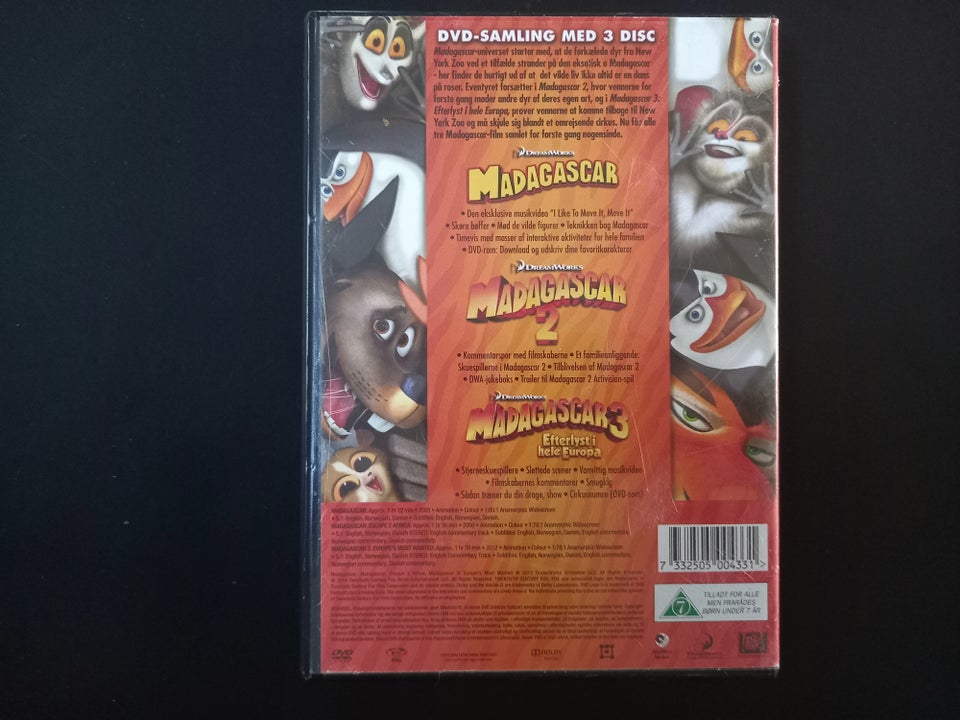 Madagascar Trilogy, DVD,