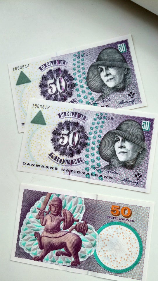 Danmark, sedler, 50 kr.