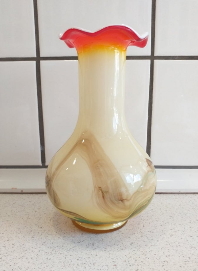 Glas, Murano glas vase, Italien