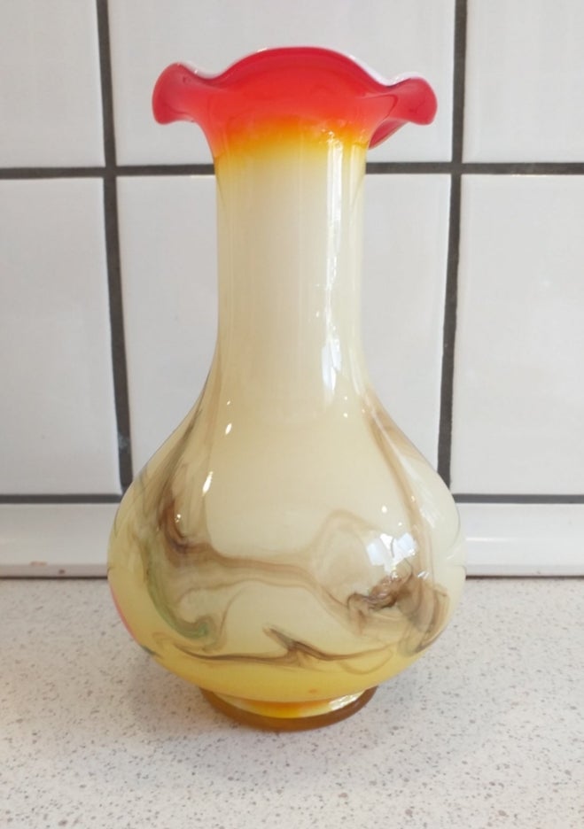 Glas, Murano glas vase, Italien