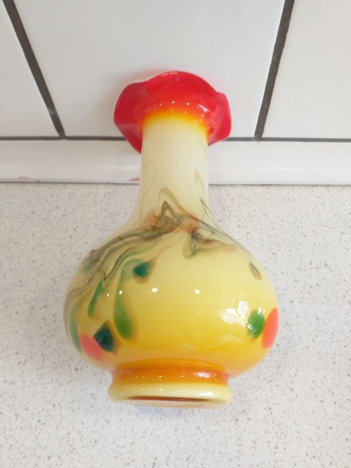 Glas, Murano glas vase, Italien