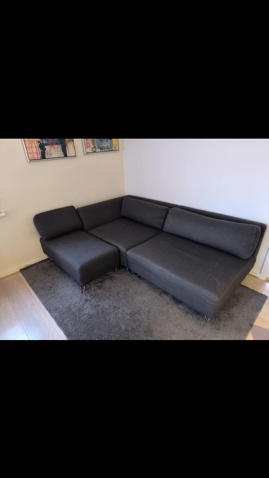 Sofa, stof, 2 pers.