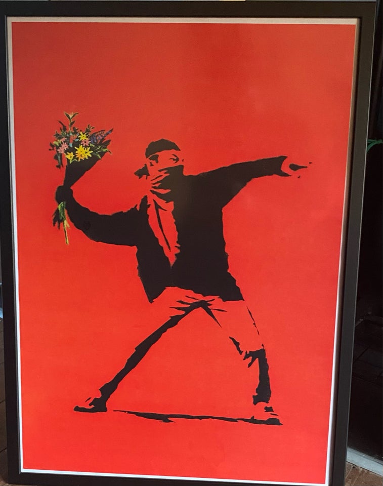 Plakat i ramme Banksy  b: 50 h: 70