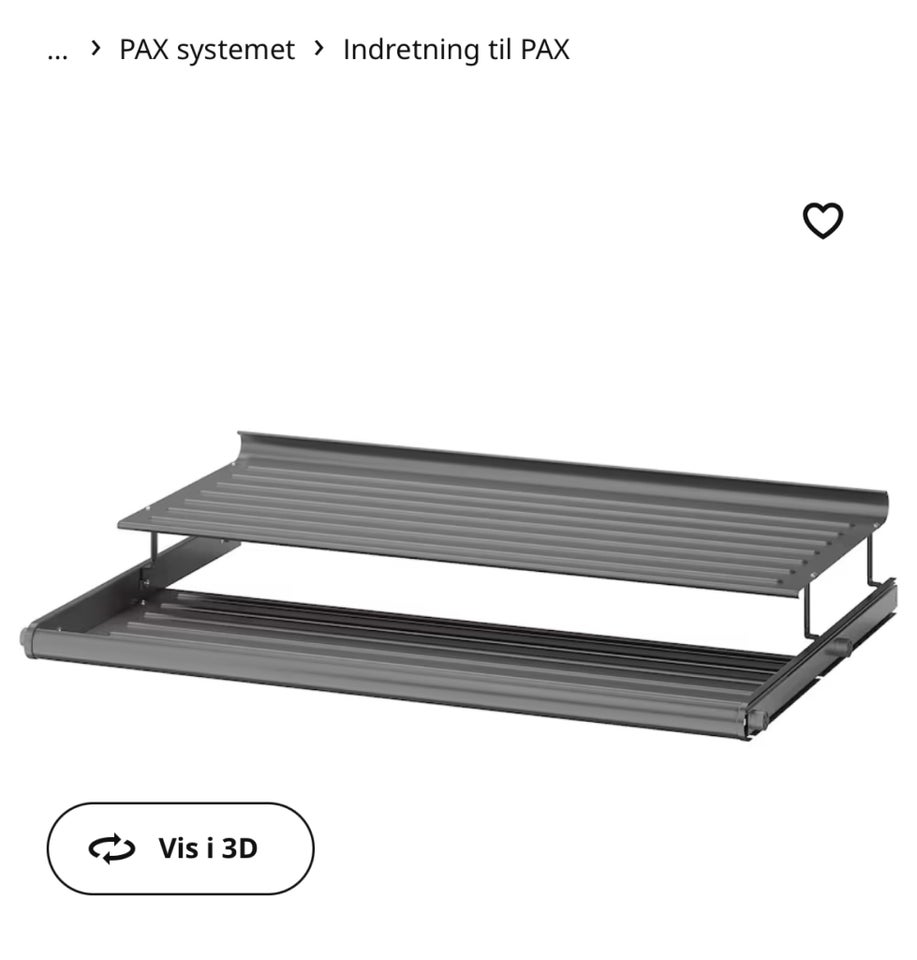 Tilbehør til skabe, IKEA , b: 100 d: