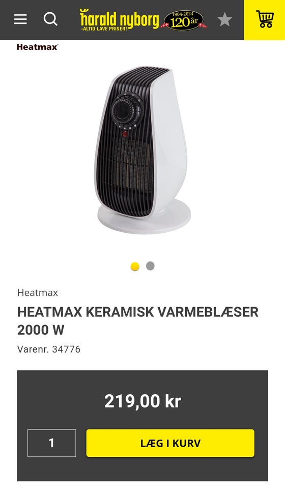 Varmeblæser Heatmax