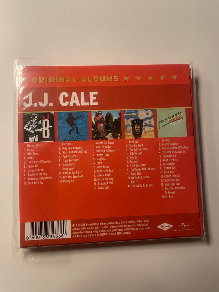 JJ Cale: 5 Original Albums, folk