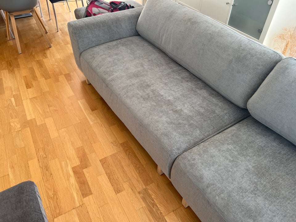 Sofa, fløjl, 4 pers.