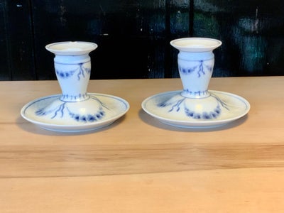 Porcelæn Lysestager Bing og