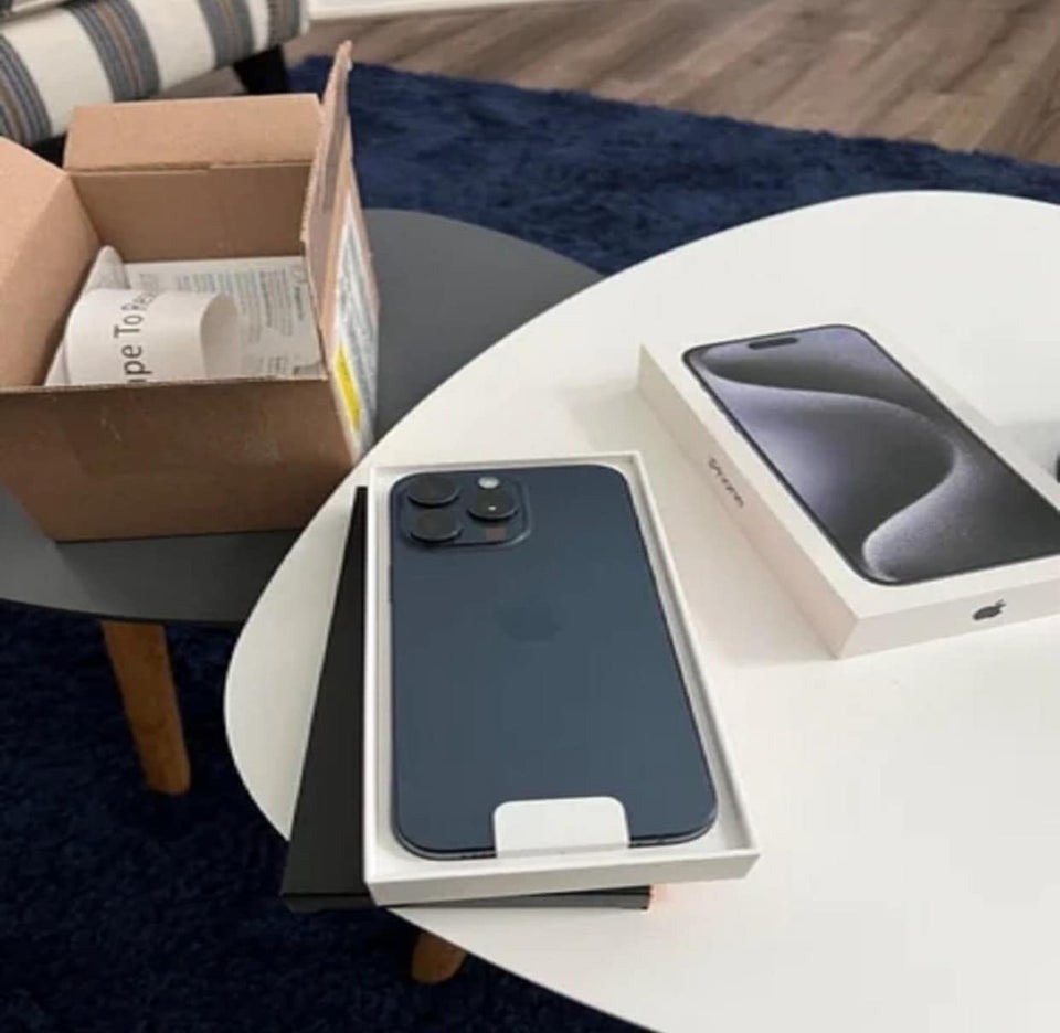 iPhone 15 Pro Max, 256 GB, sort