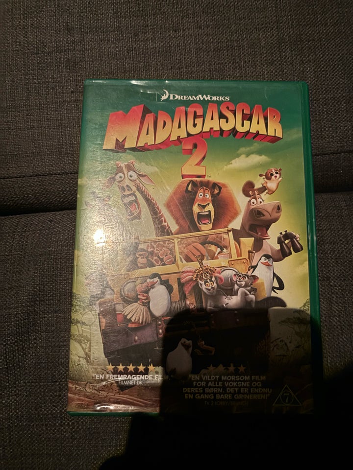 Madagascar 2, DVD, familiefilm