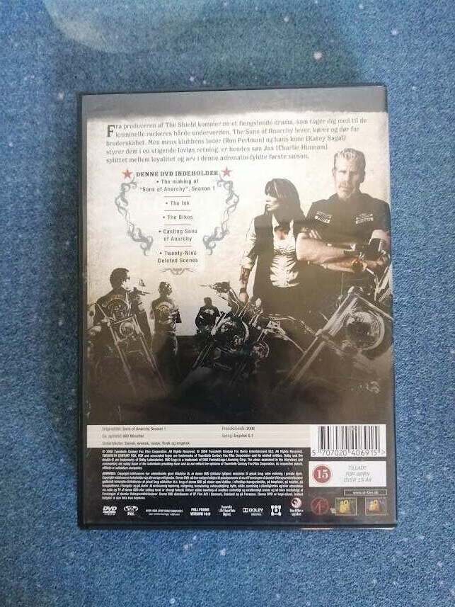 Sons of Anarchy sæson 1, DVD,