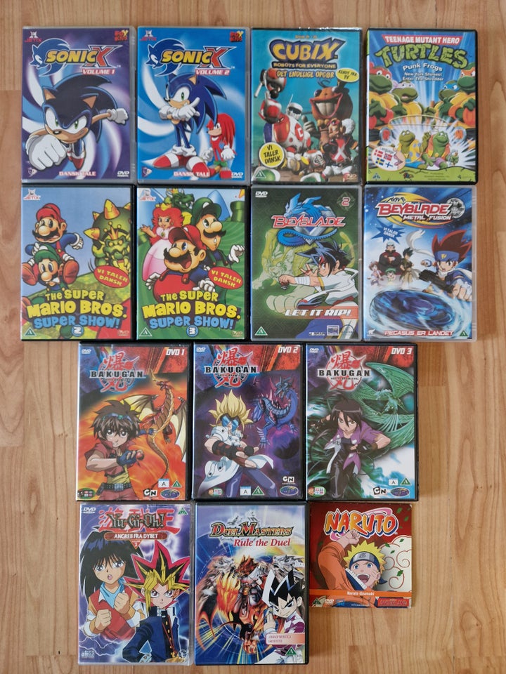 SONIC, YU GI OH, DUEL MASTERS