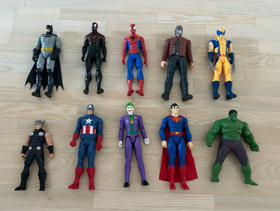 Actionfigurer, superhelte,