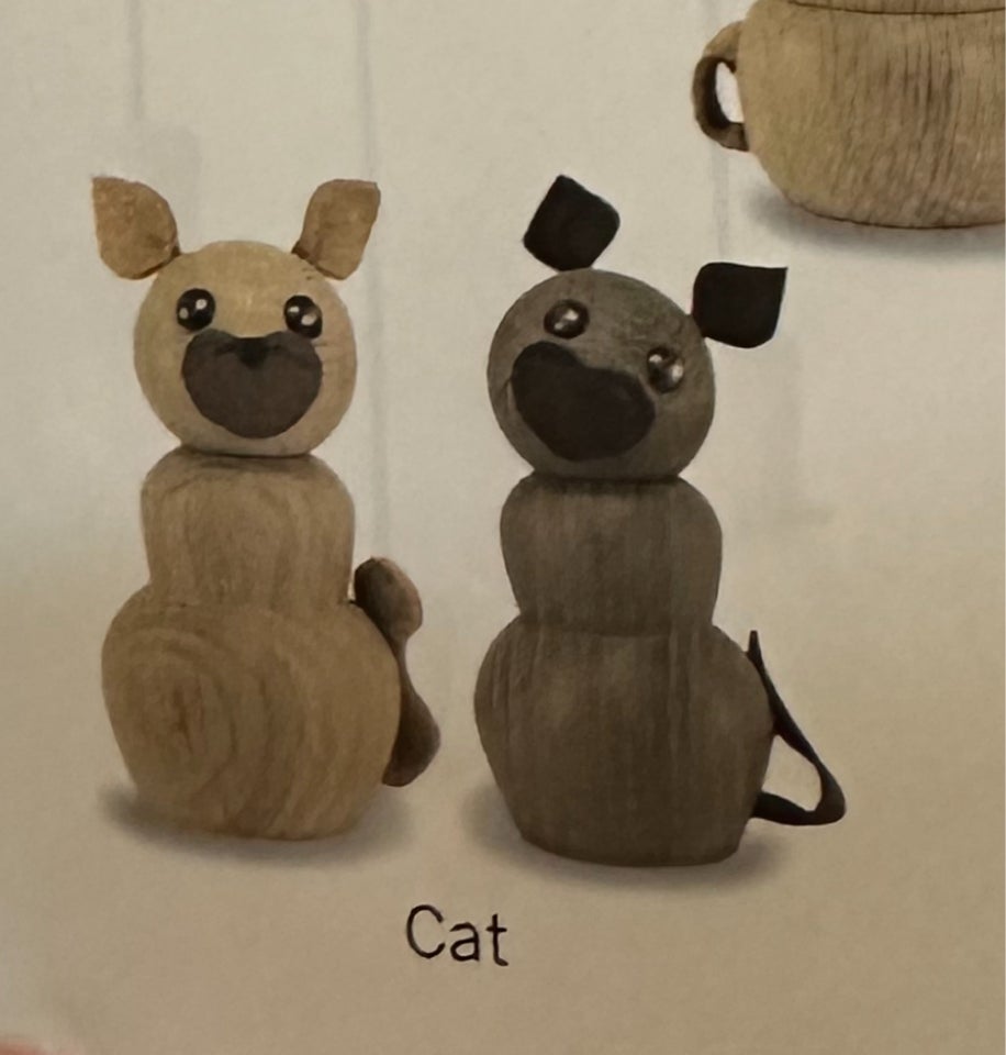 Træ figure, Wooden PET’s og zoo of