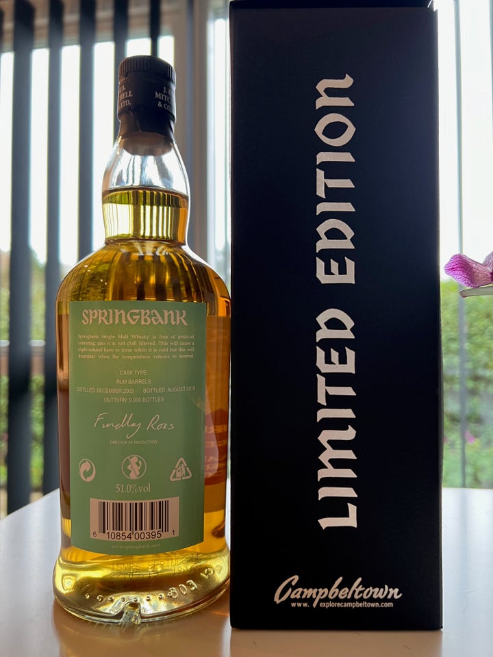 Spiritus, Springbank 15 Year Old