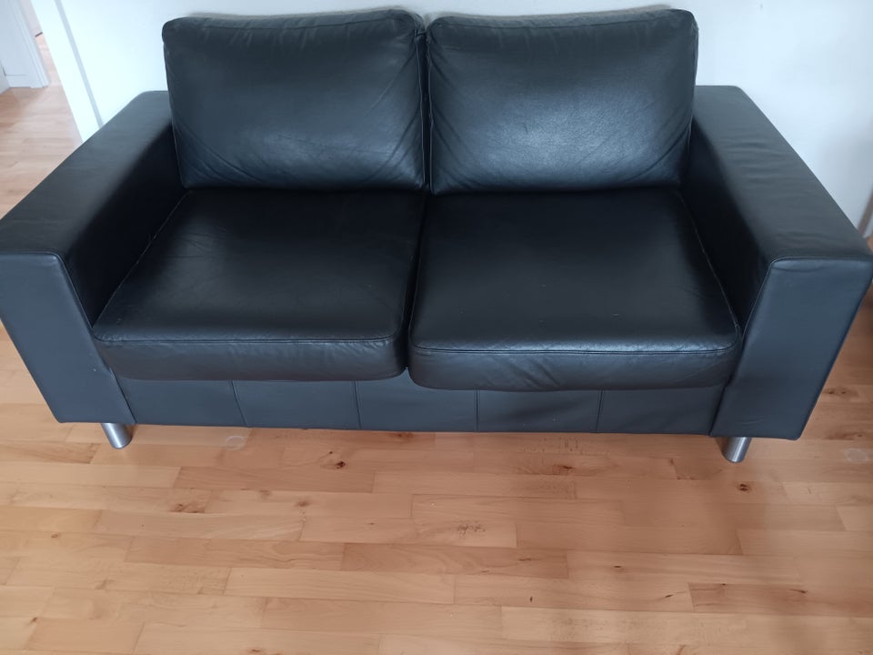 Sofa, læder, 2 pers.