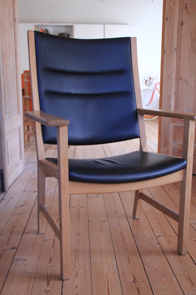 Lænestol, læder, Hans J. Wegner