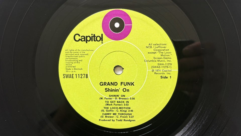 LP, Grand Funk, Shinin' On