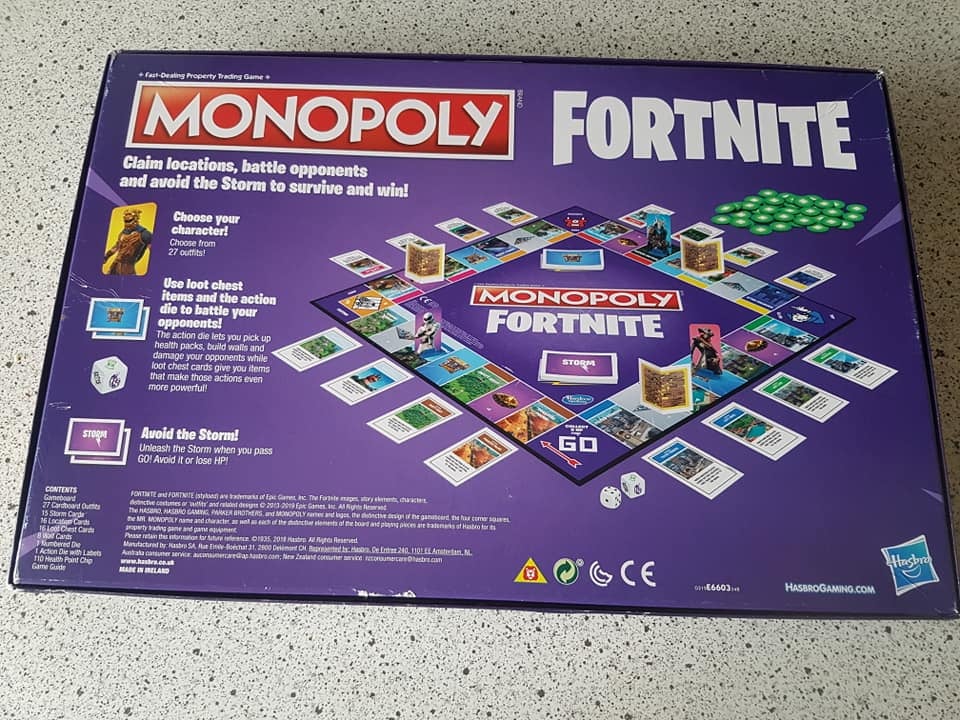 Monopoly fortnite spil  Monopoly