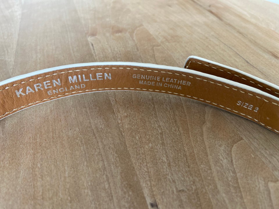 Bælte, Karen Millen læder, str.