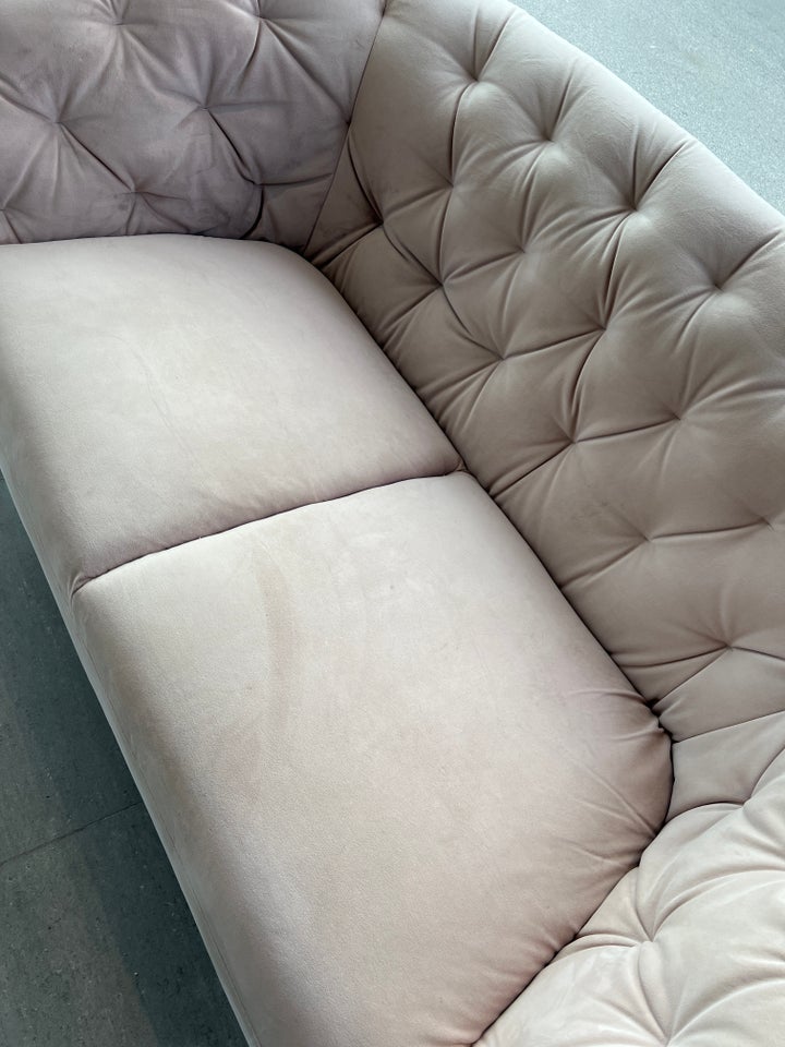 Sofa, velour, 2 pers.