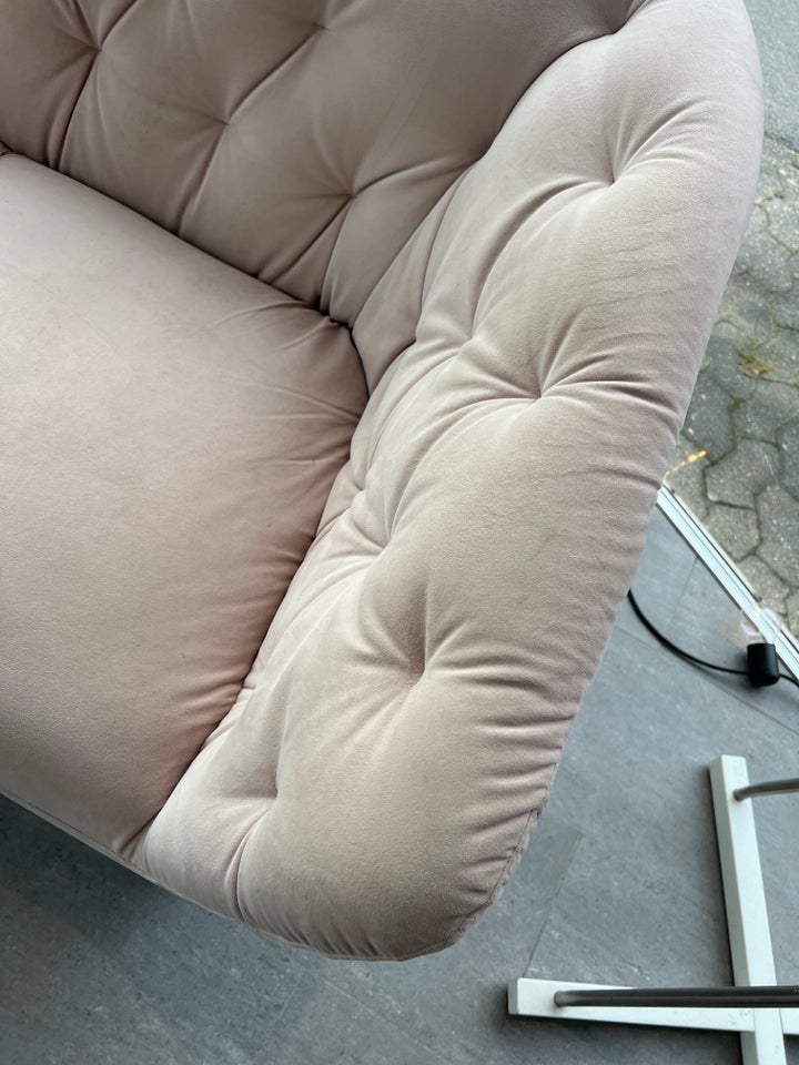 Sofa, velour, 2 pers.