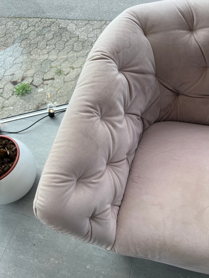 Sofa, velour, 2 pers.