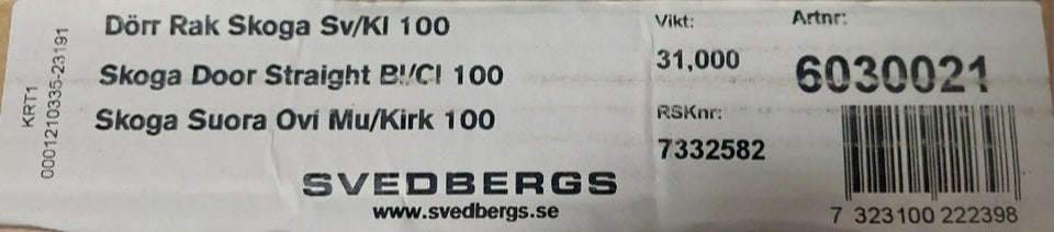 Bruseafskærmning Svedberg
