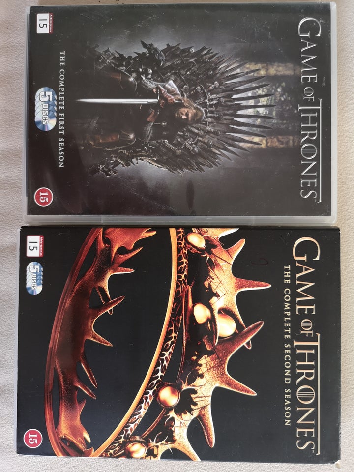 GAME OF THRONES season 1+2, DVD,