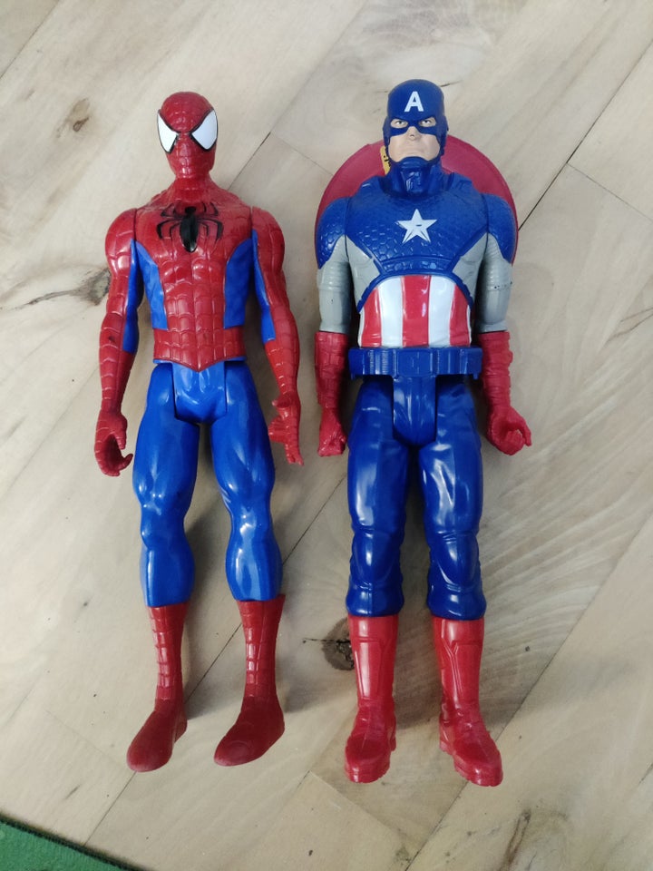 Spejderman og captain America,