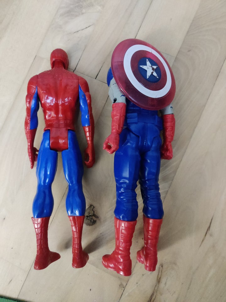 Spejderman og captain America,