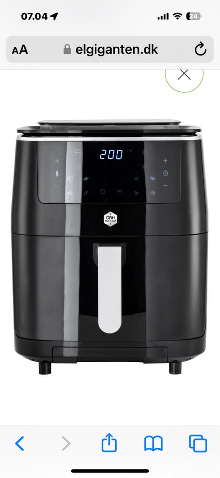 Airfryer Obh Nordica 3i1 XXL