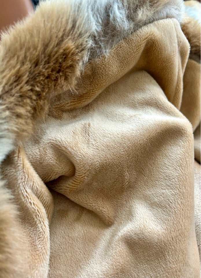 Sengetæppe, Faux fur, b: 220 l: 220