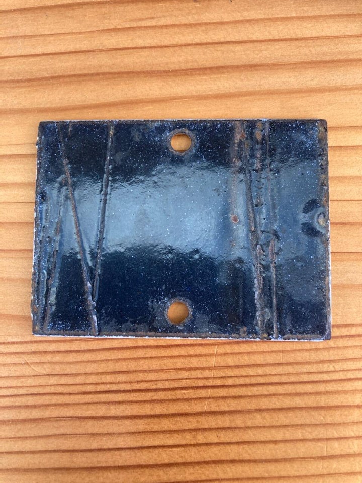 Skilte, Emalje skilt 6,5x5,5 cm