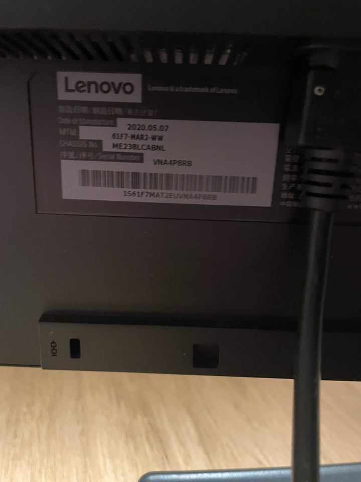 Lenovo, fladskærm, T24i-20